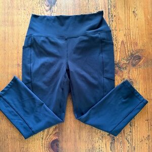 3/$15 RBX Black Women's Leggings with Pockets Cropped Size Medium